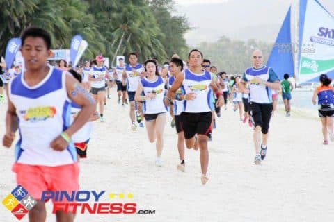 Running for a cause at the Boracay Skyathon.