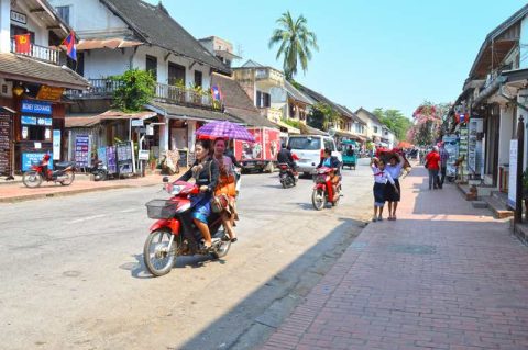 Wandering the charming streets of Luang Prabang, soaking up the history and vibrant culture