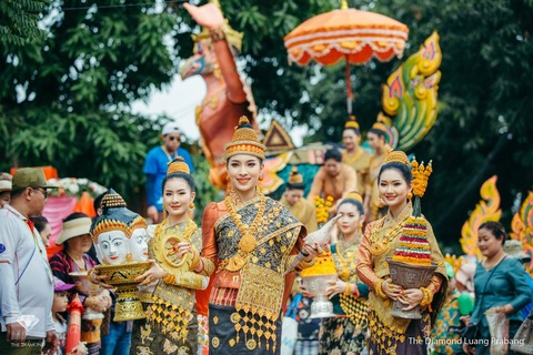 Celebrating new beginnings and joyful traditions at the Lao New Year festival in Luang Prabang.